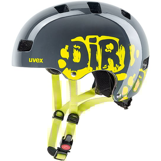Uvex, Kask dziecięcy Uvex Kid 3 dirtbike szary, rozm 55-58cm UVEX