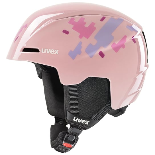 UVEX, Kask Narciarski Dziecięcy, Viti 15 Puzzle Uvex- 01, różowy, Rozmiar 46/50 UVEX