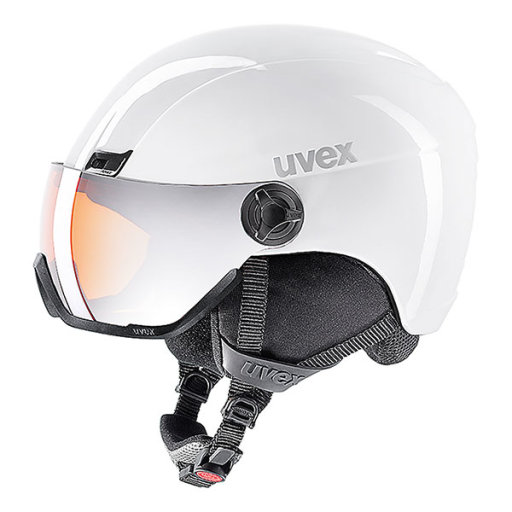 Uvex, Kask narciarski, HLMT 400 Visor, biały, rozmiar 53/58 UVEX