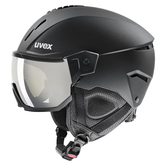 UVEX, Kask Narciarski, Instinct Visor 566260 S2, czarny, Rozmiar 59/61 UVEX