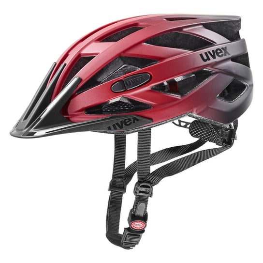 UVEX, Kask rowerowy, I-Vo C 410423., czerwony, rozmiar 56/60 UVEX