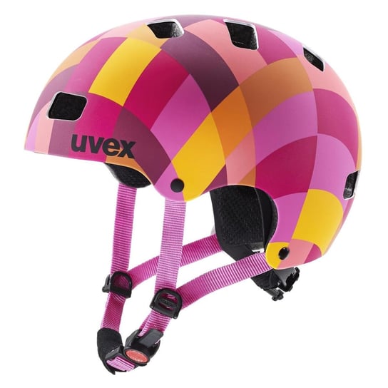 UVEX, Kask rowerowy, Kid 3 cc 414972, różowy, rozmiar 51/55 UVEX