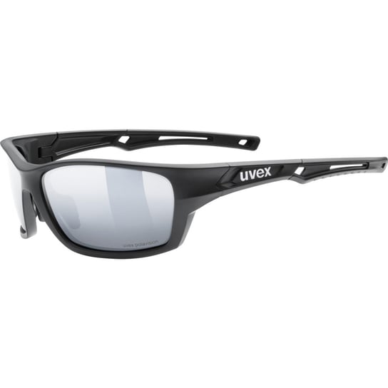 UVEX Okulary polaryzacyjne SPORTSTYLE 232 P black mat/mirror silver UVEX
