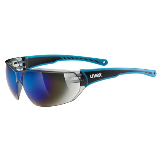 UVEX, Okulary sportowe przeciwsłoneczne lustrzanki SPORTSTYLE 204, niebieski UVEX