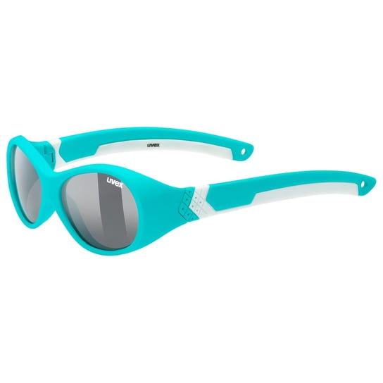 UVEX, Okulary, Sportstyle 510, Turquoise White Mat - Smoke (S3) UVEX