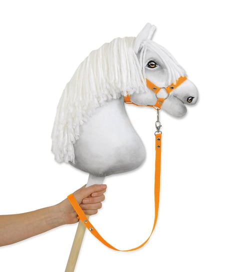 Uwiąz dla Hobby Horse z taśmy – neon orange Super Hobby Horse