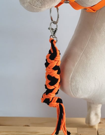 Uwiąz dla Hobby Horse ze sznurka – neon orange/ czarny Super Hobby Horse