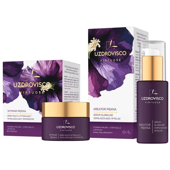Uzdrovisco, Virtuose, Maestia Formuł Virtuose, Zestaw Kosmetyków, krem + serum Uzdrovisco