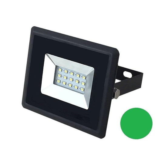 V-TAC, Naświetlacz halogen LED, 10W Czarny E-Series IP65 VT-4011 Zielony, 850lm V-TAC