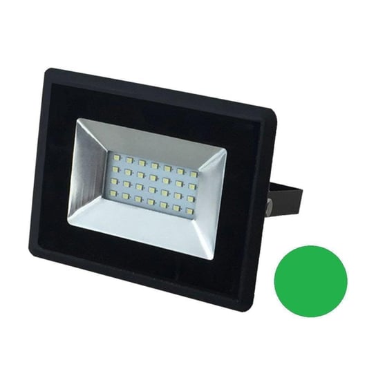 V-TAC, Naświetlacz halogen LED, 20W Czarny E-Series IP65 VT-4021 Zielony, 1700lm V-TAC