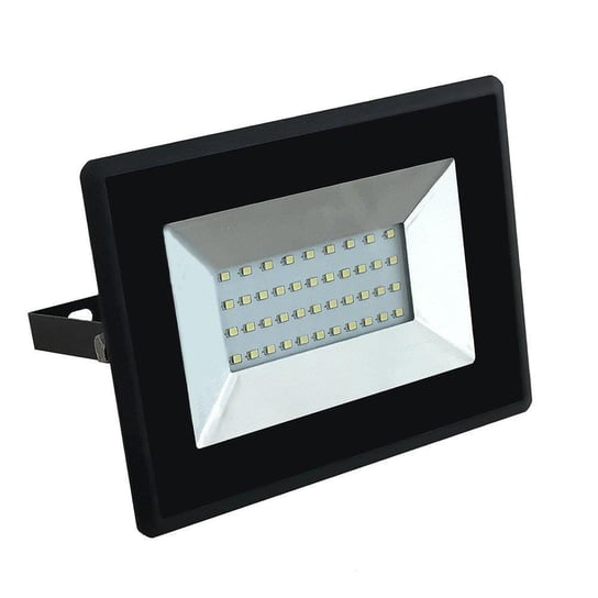 V-TAC, Naświetlacz halogen LED, 30W SMD E-Series Czarny VT-4031 neutralny, 2550lm V-TAC