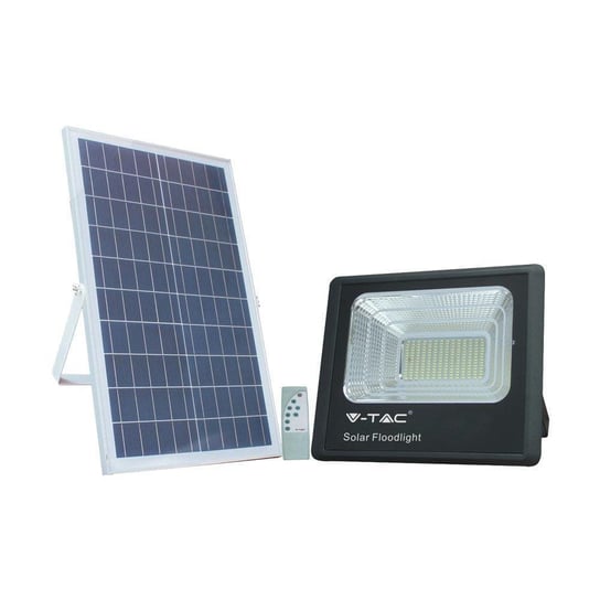 V-TAC, Naświetlacz halogen LED Solarny 40W, IP65, VT-200W, neutralny 3100lm V-TAC