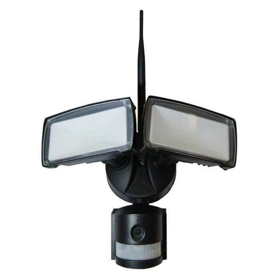V-TAC, Naświetlacz halogen LED z kamerą WiFi 18W, Czujnik ruchu, Czarny, VT-4818 zimny, 600lm V-TAC