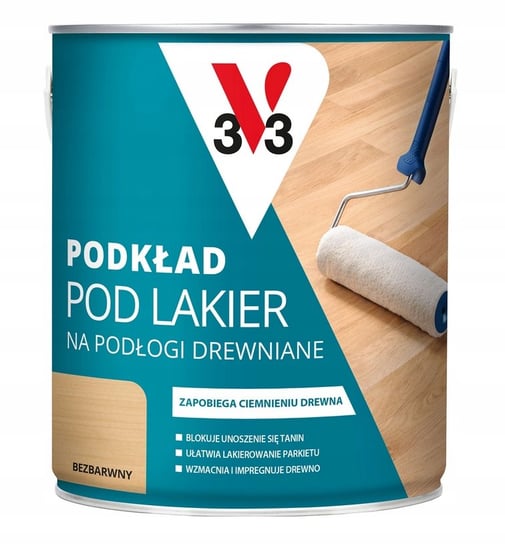 V33 Capon Podkład Pod Lakier Podłogi Drewniane Do Parkietu 0,75L Bezbarwny V33