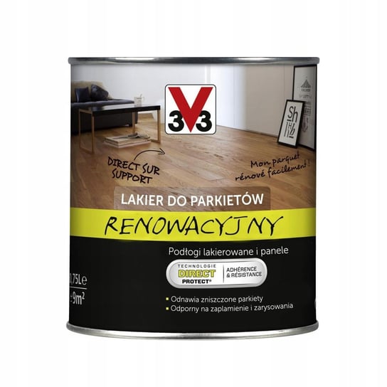 V33 LAKIER DO PARKIETU RENOWACYJNY 2.5L POŁYSK V33