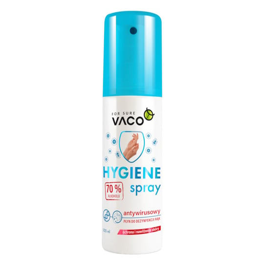 VACO, Hygiene Spray, płyn do dezynfekcji rąk, 100 ml Vaco