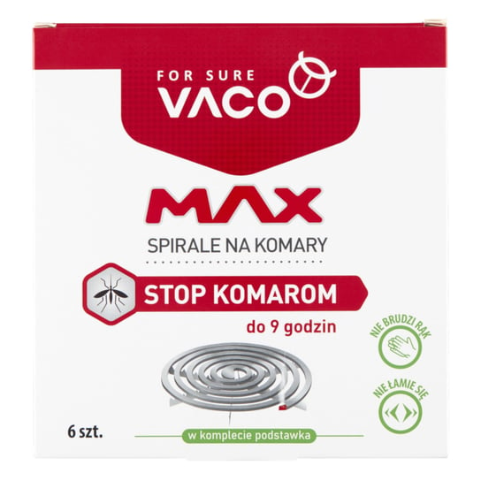 Vaco Spirale Na Komary Max (Nie Łamią Się) 6 Szt. NO PEST