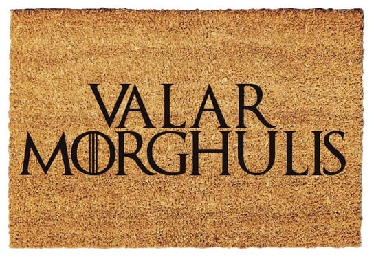 "Valar Morghulis" wycieraczka kokosowa Gra o Tron Game of Thrones GiftStory