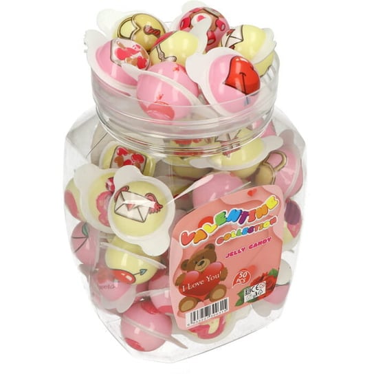 Valentine Jelly Candy Żelki Na Walentynki 50Szt (10G) Inna marka