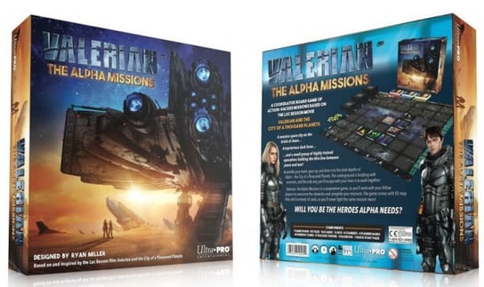 Valerian - Alpha Missions - board game wer angielska, gra planszowa, strategiczna, ULTRA PRO