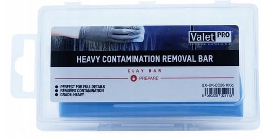 ValetPRO Blue Contamination Removal Bar 100g - niebieska glinka do lakieru Inna marka