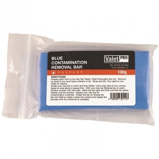 ValetPRO Blue Contamination Removal Bar - Twarda glinka 100g VALETPRO
