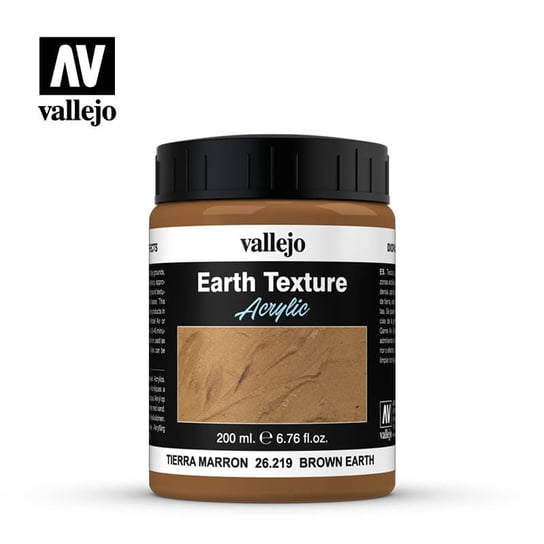Vallejo 26219 Brown Earth Texture Acrylic 200ml Vallejo