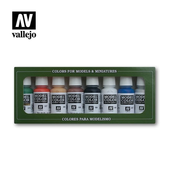 Vallejo 70103 Wargames Basics Model Color Set Zestaw 8 farb 17ml Vallejo