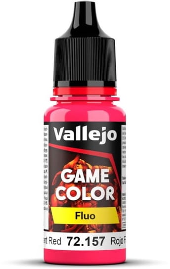 Vallejo 72157 Fluorescent Red Game Color Farba Vallejo