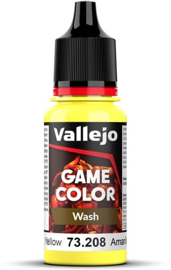 Vallejo 73208 Yellow Wash Game Wash Farba Vallejo