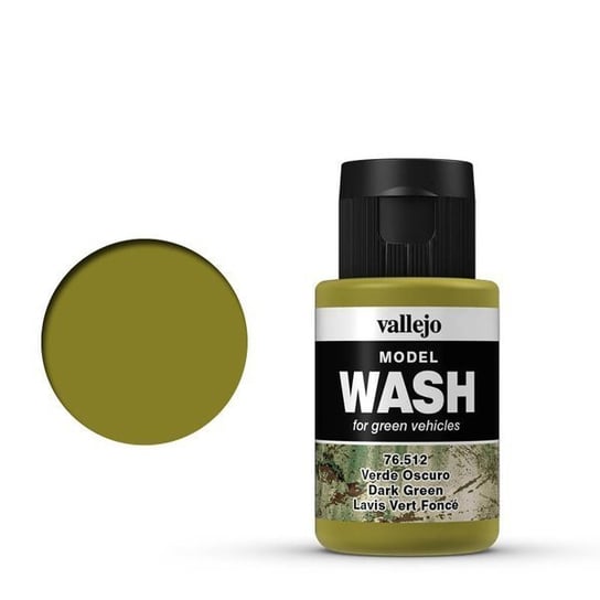 Vallejo, farba modelarska Wash Dark Green 76512 Vallejo