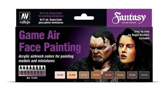 VALLEJO GAME AIR - 72865 Face Painting (8) by Angel Giraldez Paint set Vallejo