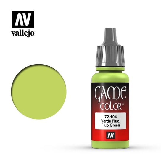 Vallejo Game Color 72.104 Fluorescent Green Vallejo