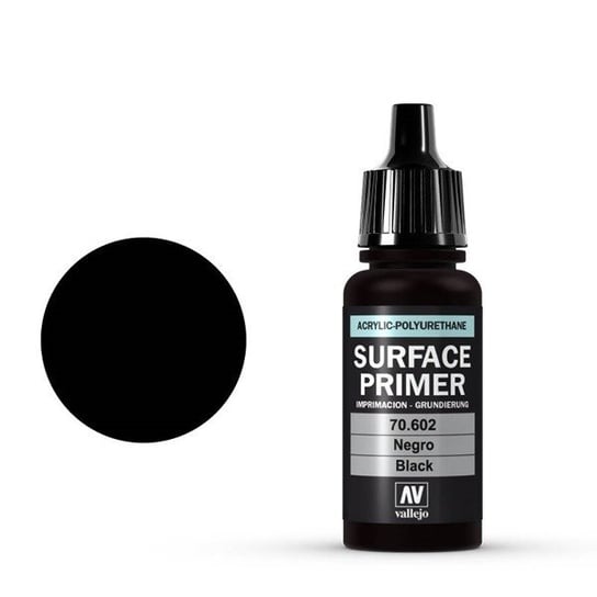 Vallejo Surface Primer / Podkład Akrylowy Black 17 ml. Vallejo