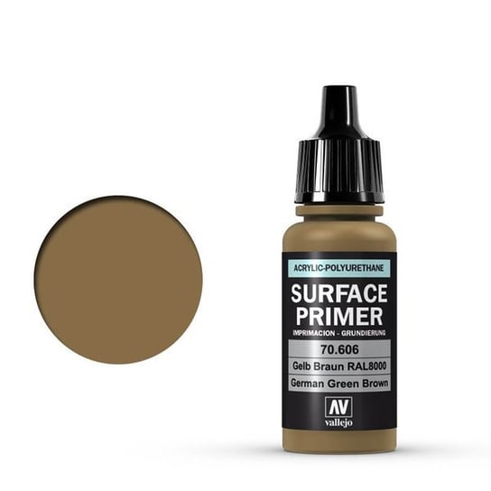 Vallejo Surface Primer / Podkład Akrylowy German Green Brown 17 ml. 70606 Vallejo