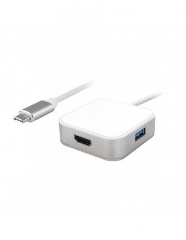 VALUE Adapter typu C - HDMI, M/F, 2x USB 3.2 Gen 1 A F, 1x PD (Power Delivery) Value