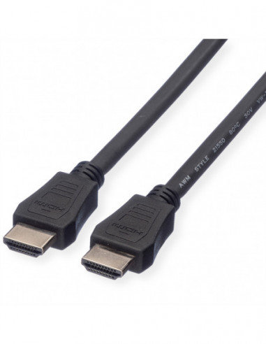 VALUE HDMI High Speed Cable + Ethernet, LSOH, M/M, czarny, 10 m Value