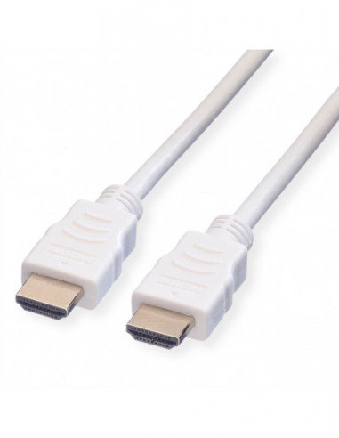VALUE HDMI High Speed Cable + Ethernet, M/M, biały, 1,5 m Value