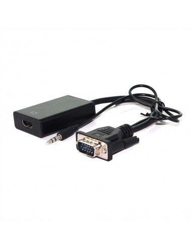 VALUE Kabel Adapter GOLD, VGA+Audio - HDMI, M/F, 0.15 m Value