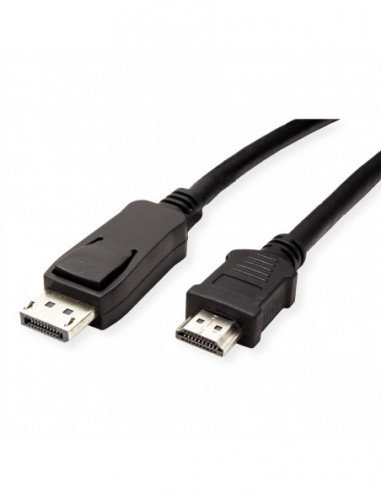 VALUE Kabel DisplayPort, DP - HDTV, M/M, czarny, 1,5 m Value