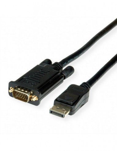 VALUE Kabel DisplayPort - VGA, M / M, czarny, 2 m Value