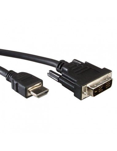 VALUE Kabel do monitora DVI (18+1) Męski - HDMI Męski 10.0m Value