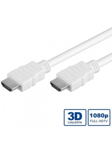 VALUE Kabel HDMI High Speed z Ethernet biały 1.0m Value