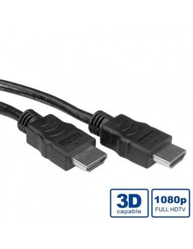 VALUE Kabel HDMI HighSpeed + Ethernet, M/M, 7.5m Value