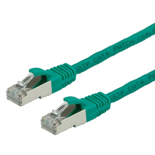 VALUE Kabel krosowy kat. 6 (klasa E) S/FTP (PiMF), LS0H, zielony, 1,5 m Value