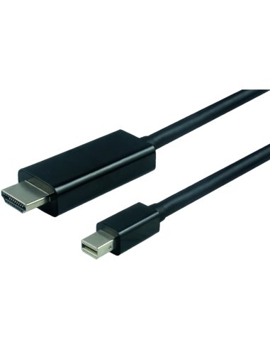 VALUE Kabel Mini DisplayPort, Mini DP-UHDTV, M/M, czarny, 1m Value