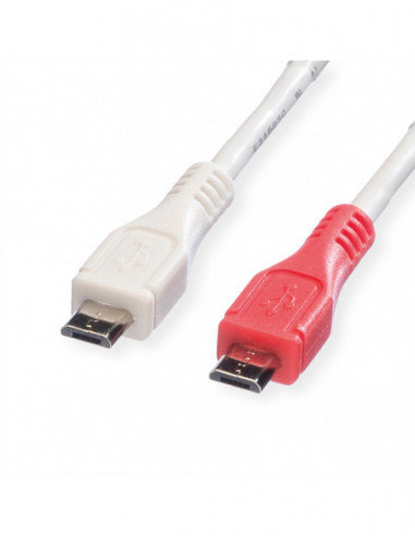 VALUE Kabel USB 2.0 Charge, Micro B M/M, 0,3m Value
