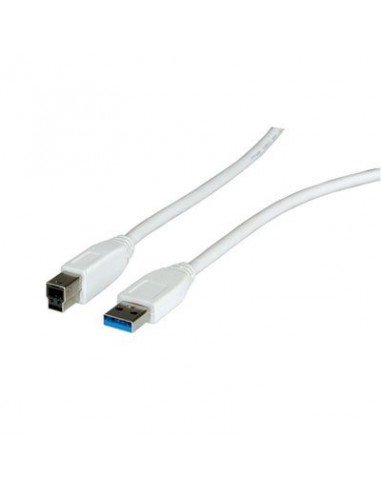 VALUE Kabel USB 3.0 Typ A-B biały ROTRONIC