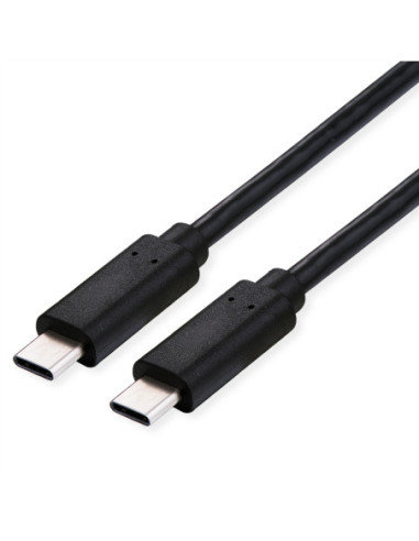 VALUE Kabel USB4 Gen3x2, z Emark, C-C, M/M, 100W, czarny, 0,8 m Value