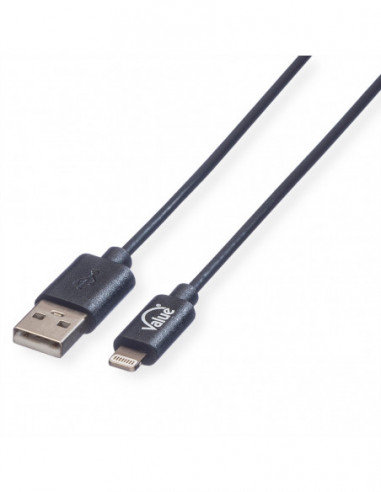 VALUE Lightning to USB Cable for iPhone, iPod, iPad, 1.8 m Inna marka